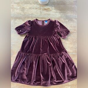 Old Navy Puff-Sleeve Velvet Dress